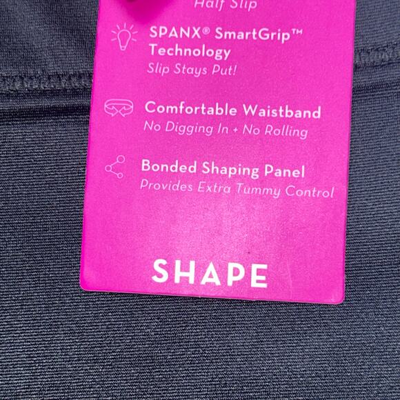 Spanx NWT very black half slip shape wear size XS - Picture 3 of 8